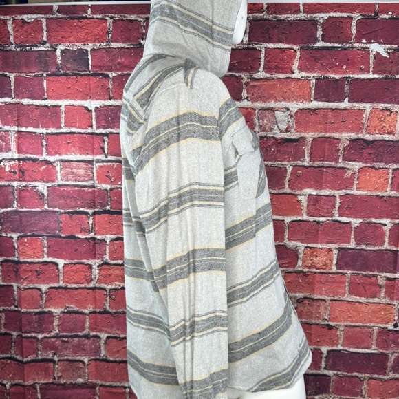 Molokai Surf CO Men’s Long Sleeve Striped Hoodie - Size: XL - Gray- NWT - Picture 7 of 10